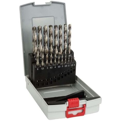 BOSCH SERIE 19 PUNTE DALLA 1 ALLA 10 mm RETTIFICATE PER FERRO HSS-G 2608587013