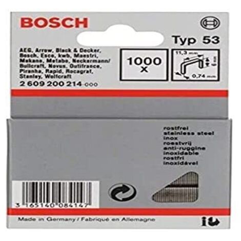 BOSCH ACCESSORI 2 609 200 214 - Clamp de filo sottile tipo 53-11,4 x 0,74 6 mm (confezione 1000)