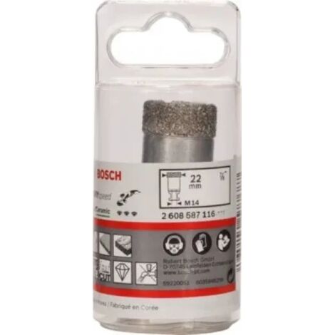 Bosch Dry Speed Best for Ceramic Fresa diamantata a secco - 57x35 mm