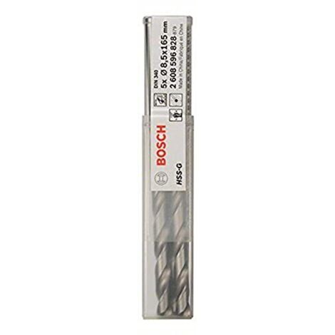 PRO Trapano a spirale HSS-G, 8,5 x 109 x 165 mm, set da 5 pezzi