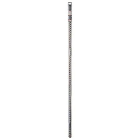 M�che SDS-Max Bosch Professionale 2608586738, 20 mm x 1200 mm, percussione in cemento con 3 taglianti Speed X, compatibile con perforatori SDS-Max, lunghezza totale 1320 mm
