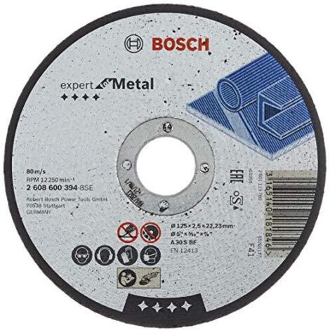Disco da taglio BOSCH EXPERT con mozzo piatto Metalli speciali 125X2,5 MM - 2608600394 (1/4)