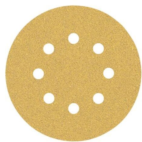 BOSCH EXPERT C470 foglio abrasivo per levigatrice eccentrica forata - Grana 60 Ø 125 mm 5 pezzi - 2608900804