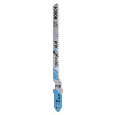 2608634237 - Set 5 lame per seghetto alternativo T 118 EOF Flexible for Metal