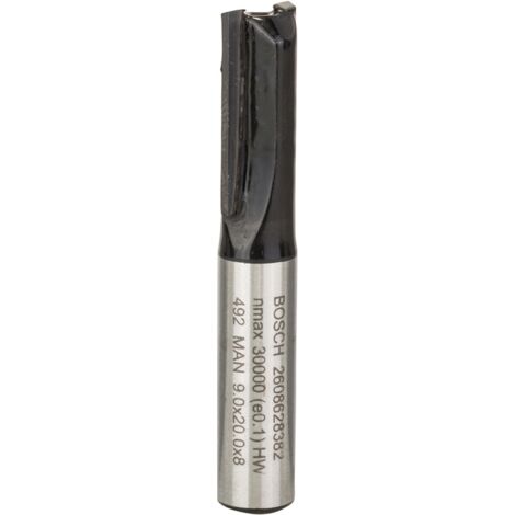 2608628382 - Fresa dritta, 8 mm, D1 9 mm, L 20 mm, G 51 mm 8 mm, D1 9 mm, L 20 mm, G 51 mm