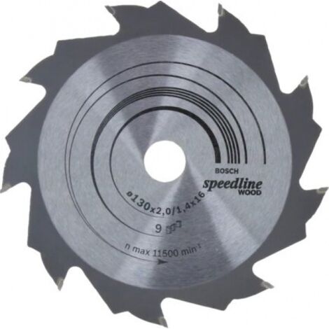 Bosch Speedline Wood Lama per sega circolare 130x16 mm per legno