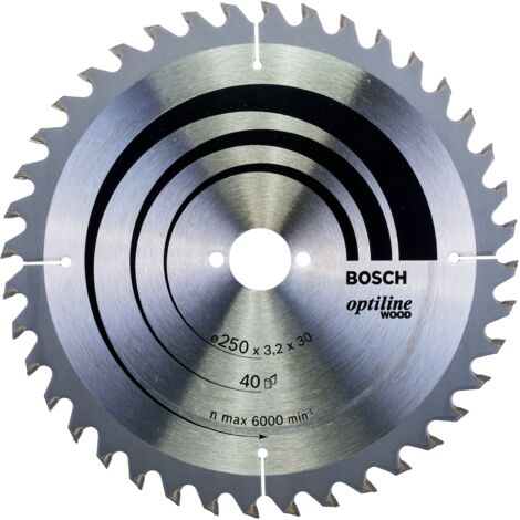 Bosch Optiline Wood Lama per seghe da banco 250x30 mm per legno