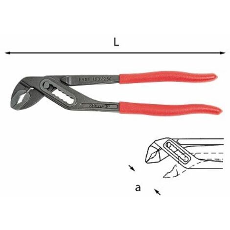 USAG 180C 250 PINZA A PAPPAGALLO REGOLABILE CON CERNIERA CHIUSA PROFESSIONALE
