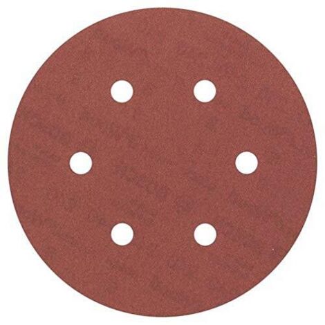 Bosch Accessories Expert for Wood 2608605722 Carta abrasiva eccentrica a strappo, perforato Dimensione dei grani 240 (Ø