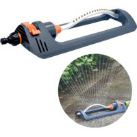 Aspersor automático inclinable para riego de césped, aspersor de jardín, boquilla de 19 orificios