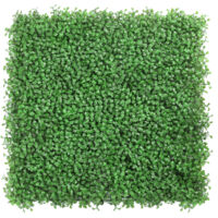 Setos artificiales para pared (paquete de 4), pantallas de privacidad para jardín, fondo de pared de césped artificial, protección UV, 50 cm x 50 cm
