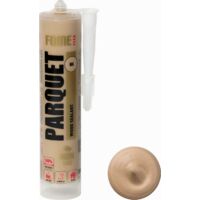 Sigillante acrilico per legno FOME FLEX Parquet – colore rovere, elastico e carteggiabile – sigillatura giunti parquet e battiscopa – interno