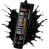 Sigillante bituminoso impermeabilizzante FOME FLEX Bitumen – incollaggio per coperture, sigillatura dei giunti, per esterni resistente alle intemperie – 300 ml
