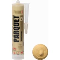 Sigillante acrilico per legno FOME FLEX Parquet pino – elastico, carteggiabile e verniciabile – sigillatura giunti parquet e battiscopa – interno