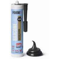 Sigillante siliconico sanitario nero FOME FLEX 102 Sanitario – acetico – impermeabilizzazione cucina e bagno – antimuffa