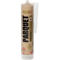 Sellador acrílico para madera FOME FLEX Parquet – color roble, elástico y lijable – juntas de parquet y rodapiés – interior