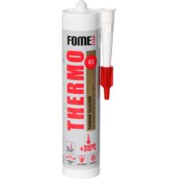 Sellador alta temperatura FOME FLEX Thermo 315 °C – silicona roja, estanqueidad para motor, horno y conductos – 300 ml