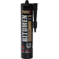 Sellador bituminoso de estanqueidad FOME FLEX Bitumen – pegado de tejados, sellado de juntas, exterior resistente a la intemperie – 300 ml