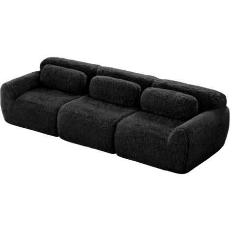 Canapé Cloud modular sofa confort plush noir 291x104x73 cm ZIPSOFA Canapé Canapé (1/5)