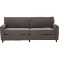 Canapé Modern 2-Seater Chenille avec USB-C LED Gris Clair 203.00x77.50x86.00 cm ZIPSOFA