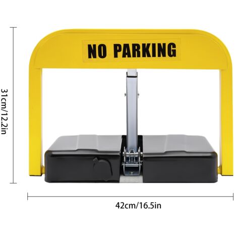 Parkplatzsperre Parksperre Parkbügel Fernbedienung Elektrisch Auto ﻿parking Lock
