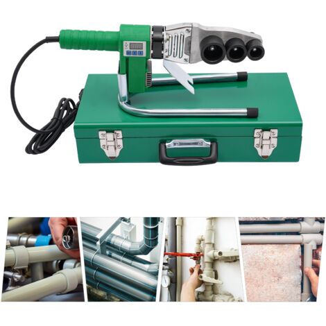 Water Pipe Welding Machine, Pipe Welding Tool, Pipe Welding Machine, for Heating Insertion, Connecting Pipes and Elbows, and Seamless Fion Welding of Thermoplastic Pipes