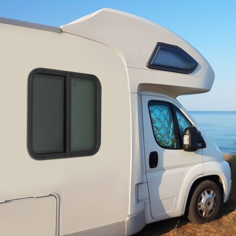RV Horizontalschiebefenster, RV Fenster Horizontalschiebefenster, Horizontalschiebefenster für RVs Festes Wohnmobil-Fenster, getöntes Fenster-Ersatz für Wohnmobil, Wohnwagen, Wohnmobil (1/5)