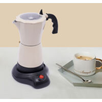 Elektrische Kaffeemaschine Espressokocher 6 Tassen Italia Mokka Kanne 300ML 480W