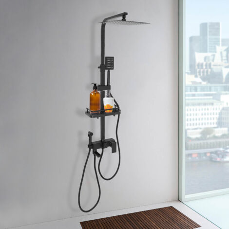 Soffione doccia fisso, decorazione bagno (1/5)