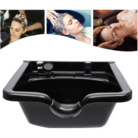 Vasca shampoo profonda ABS, lavabo risciacquo posteriore, attrezzatura parrucchiere e salone bellezza (1/5)