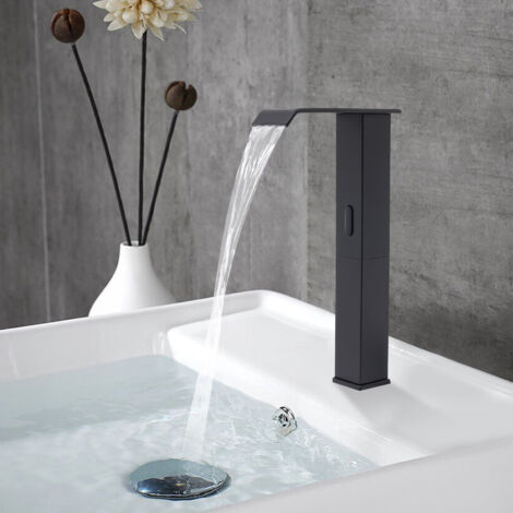 Rubinetto lavabo automatico senza contatto, rubinetto lavabo senza contatto bagno, rubinetteria sensore infrarossi automatica