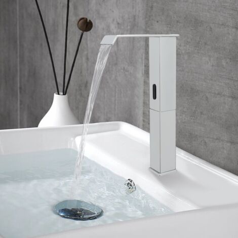 Rubinetto bagno automatico senza contatto, rubinetto lavabo senza contatto, rubinetto sensore infrarossi automatico