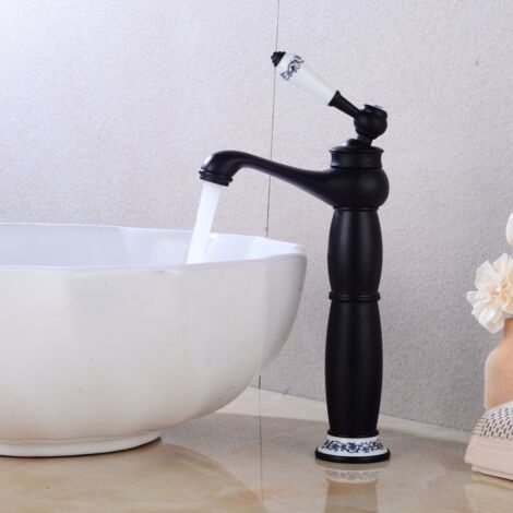 Rubinetto lavabo ottone, rubinetto bagno alto, rubinetto lavabo antico retrò (1/5)