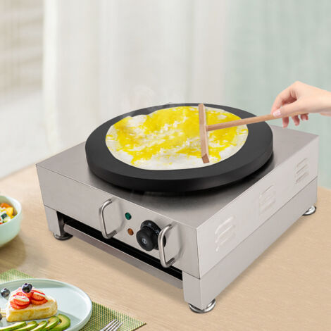Macchina crêpes elettrica, piastra crêpes, crepiera, crêperie, gastronomia