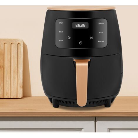 Friggitrice ad aria 3,5 litri, 2400 W, 80 - 210 °C, tempo regolabile, risultati rapidi, cesto antiaderente e griglia per grigliare adatti alla lavastoviglie