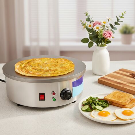 Crepiera 45cm 2800W, macchina crêpes, piastra crêpes, padella crêpes 220V