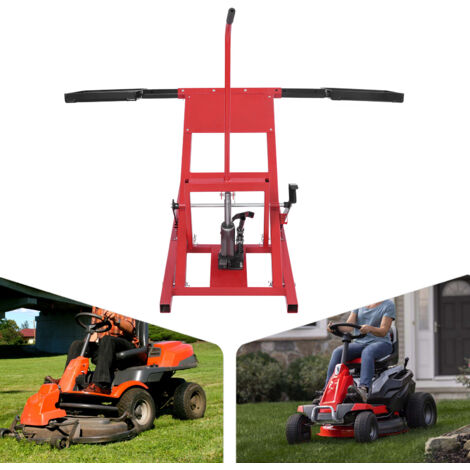 Plataforma elevadora de cilindro hidráulico 250kg para radio de giro cero, mantenimiento y reparación, capacidad de carga con barra de bloqueo para seguridad adicional