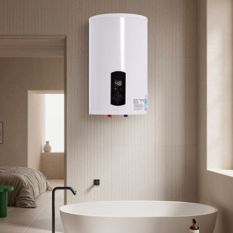 Calentador de agua eléctrico por depósito 30L 2000W, boiler 2KW
