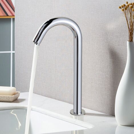 Grifo automático con sensor infrarrojo, grifo de lavabo, grifo mezclador para lavabo
