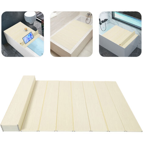 Cubierta de bañera de construcción de una sola pieza, cubierta de bañera plegable, tabla de baño para adultos, interior, bañeras, barriles, bañeras de hotel y bañeras domésticas PVC