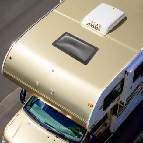Ventana fija de autocaravana, reemplazo de ventana tintada para autocaravana, caravana, autocaravana, cubierta de reemplazo de claraboya para RV, cubierta exterior de claraboya par
