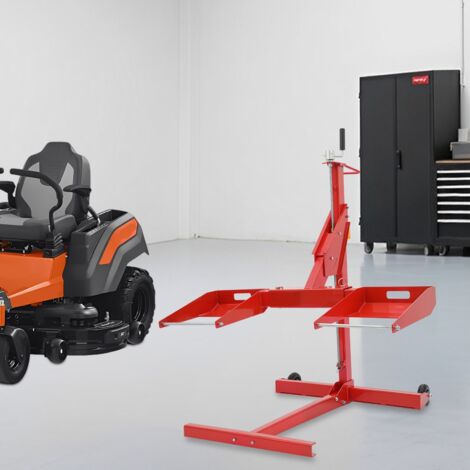 Gato de elevación para cortacésped 450 lbs, gato de elevación para tractor cortacésped de servicio pesado, limpieza de jardín
