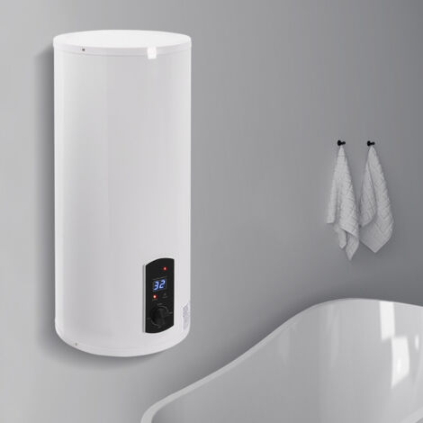 Calentador de agua eléctrico boiler 60L, calentador eléctrico de agua 2000W