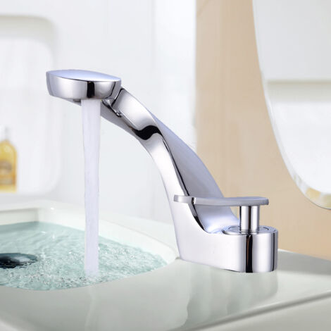 Grifo de lavabo, grifo de baño para invitados, grifo mezclador, lavabo, baño (1/5)