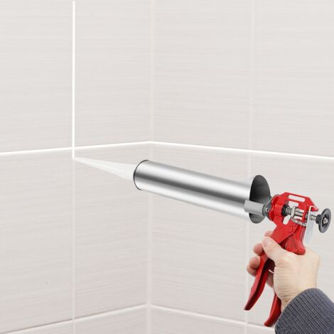 Mortar Gun for Brick Pointing Grouting Cement Lime Applicator Tool + 2 Nozzles (1/5)