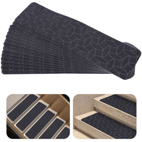 15Pcs Non Slip Carpet Stair Treads Floor Mat Protection Cover Step Staircase Rug