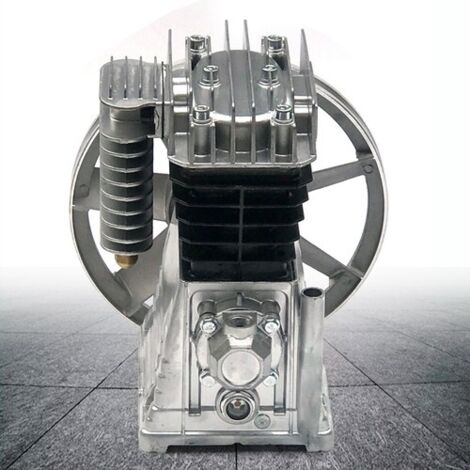 Air Compressor Bare Pump Motor Head 3HP Piston Twin Cylinder 2.2KW 250L/min UK