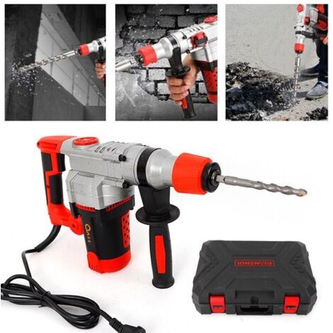 2200W Electric Breaker Jackhammer Concrete Demolition Hammer Jack Drill Tool Set (1/5)
