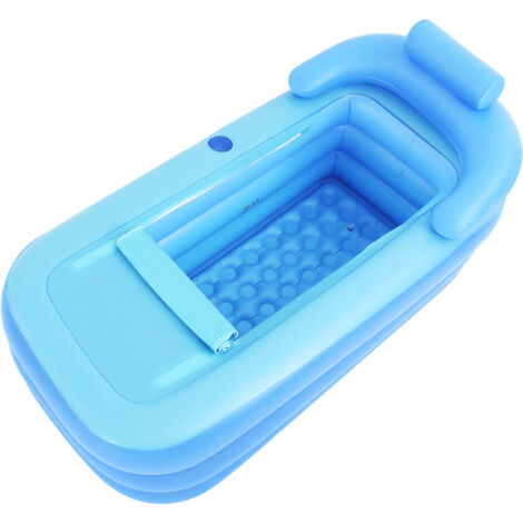 Folding Portable Adult Inflatable Tub Bathtub Spa Warm Bath Tub Blow Up PVC