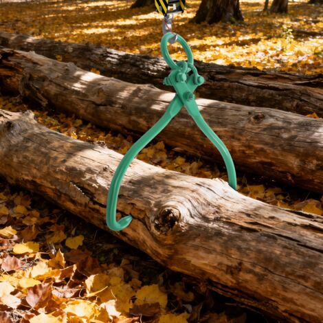 Log Lifting Tong Alloy Steel 18in Claw Heavy Duty Timber Grapple 3306lb Capacity